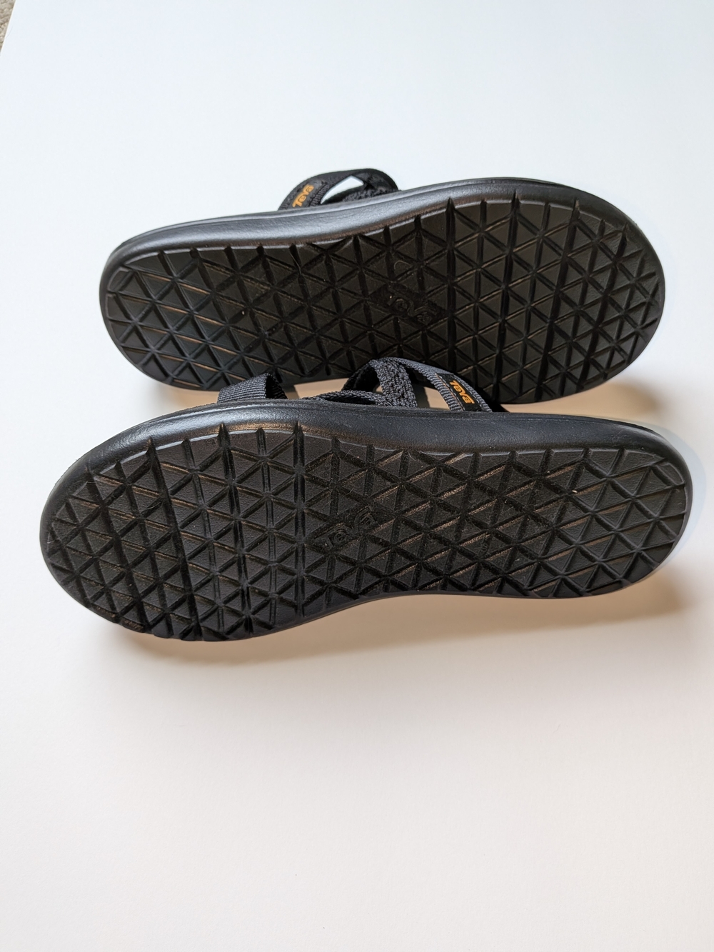 Teva Women's Black Crisscross Comfort Slide Sandals - Picture 3 of 4